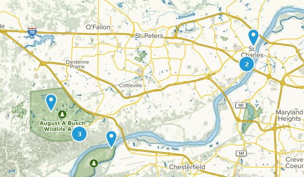 St. Charles, Misuri Map