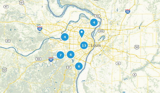 St. Louis, Missouri Map