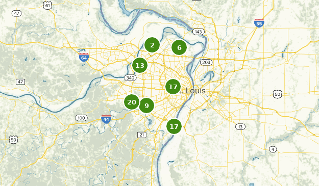 St. Louis, Missouri Map