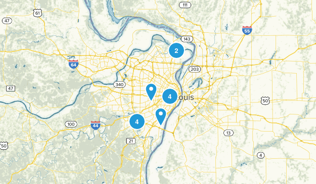 St Louis, Missouri Map