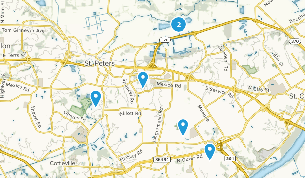 Saint Peters, Missouri Map