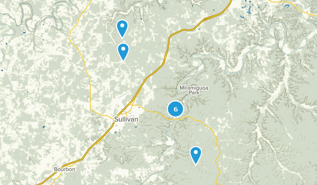 Sullivan, Missouri Map