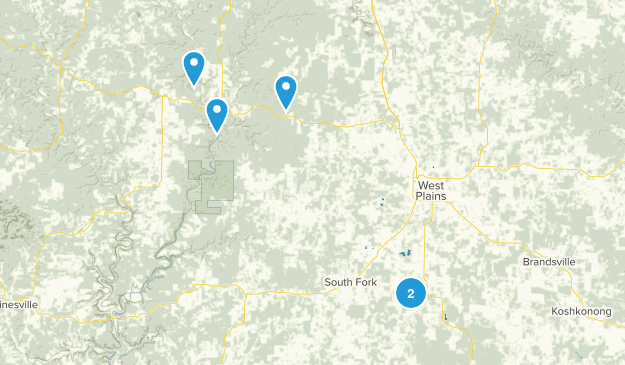 West Plains, Missouri Map