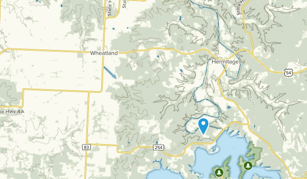 Wheatland, Missouri Map