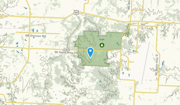 Whiteman Air Force Base, Missouri Map