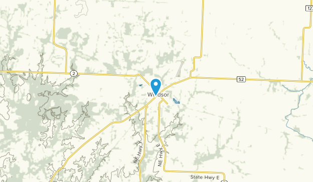 Windsor, Missouri Map