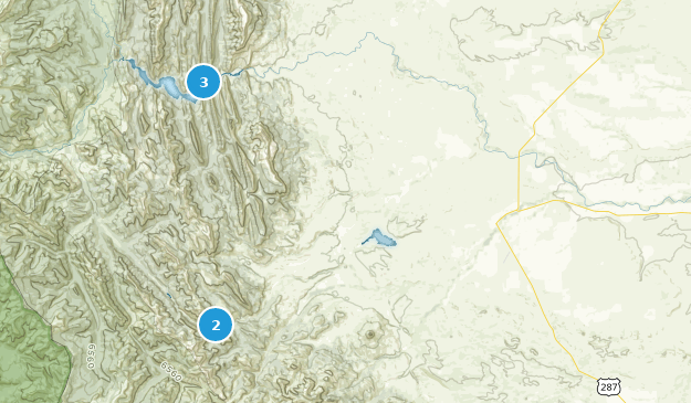 Augusta, Montana Map