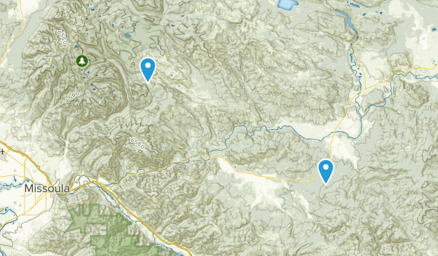Bonner, Montana Map