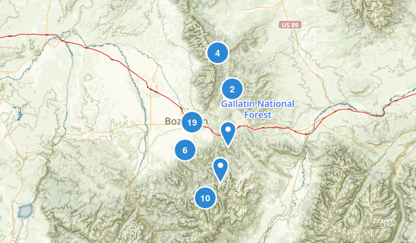 Bozeman, Montana Map