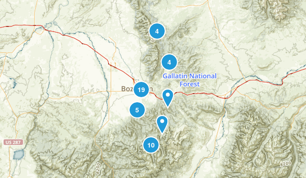Bozeman, Montana Map