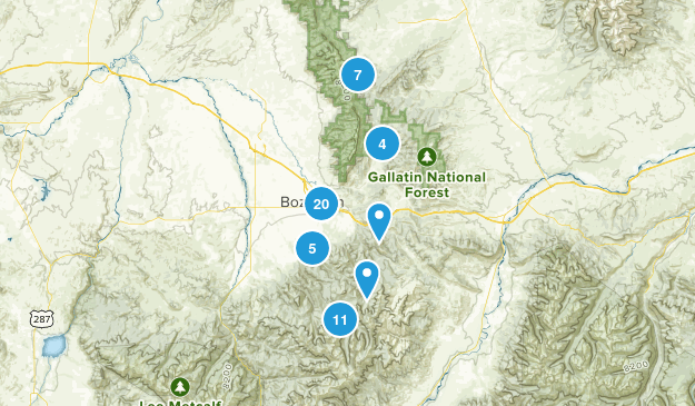 Bozeman, Montana Map
