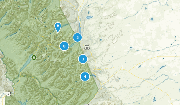 Browning, Montana Map