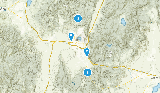Butte, Montana Map