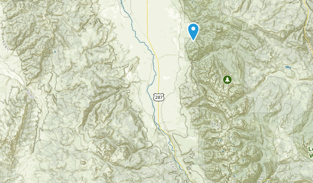 Cameron, Montana Map