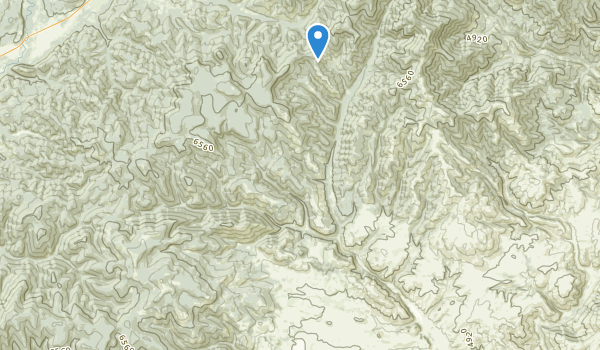 Canyon Creek, Montana Map