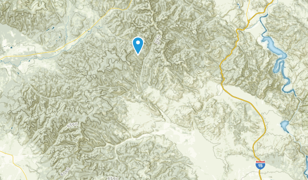 Canyon Creek, Montana Map