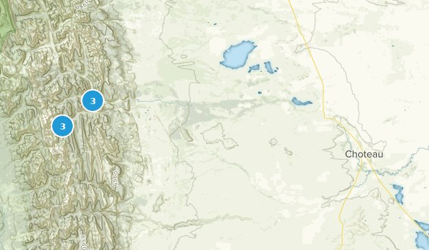 Choteau, Montana Map