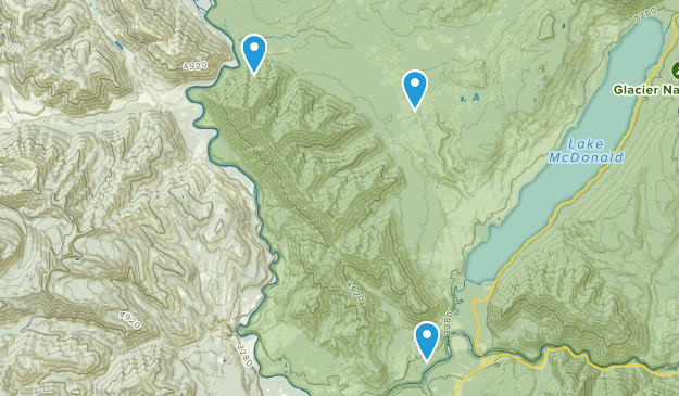 Columbia Falls, Montana Map