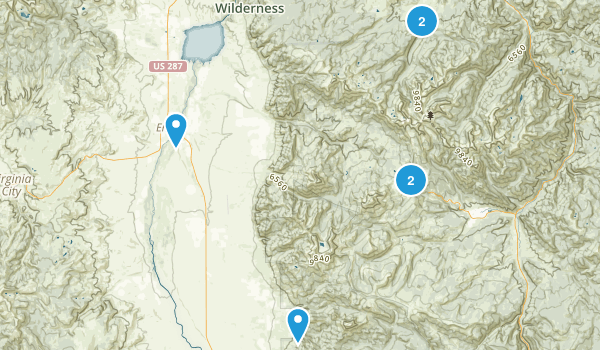 Ennis, Montana Map