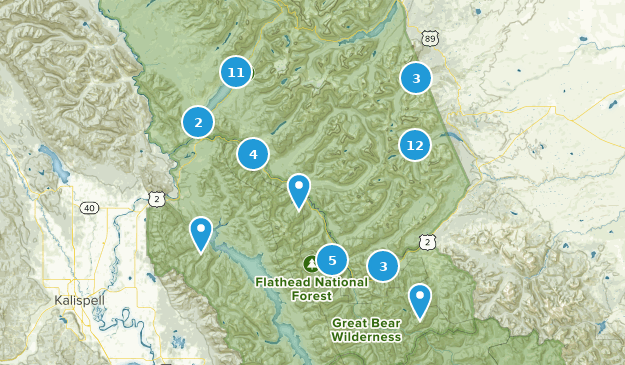Essex, Montana Map
