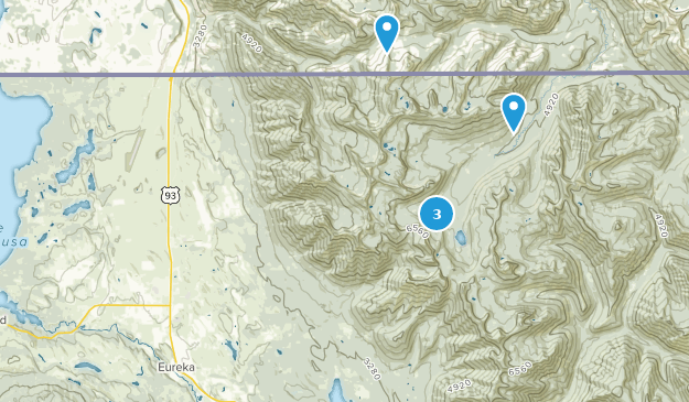 Eureka, Montana Map