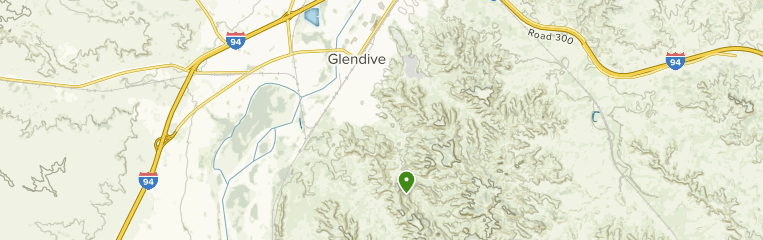 Trails near Glendive, Montana