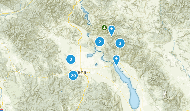 Helena, Montana Map