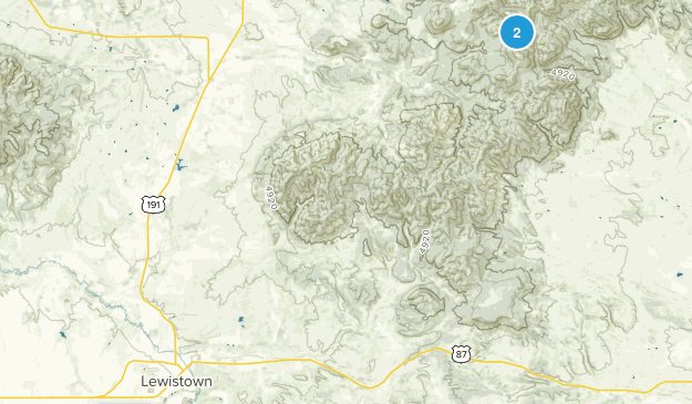 Hilger, Montana Map