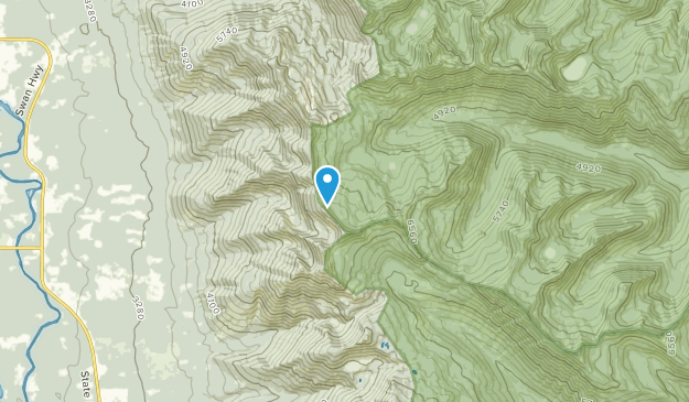 Hungry Horse, Montana Map