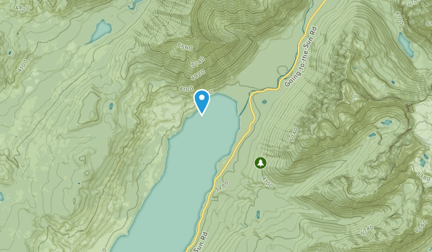Lake Mc Donald, Montana Map
