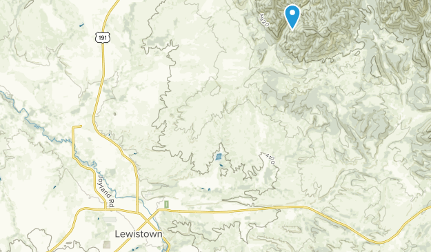 Lewistown, Montana Map