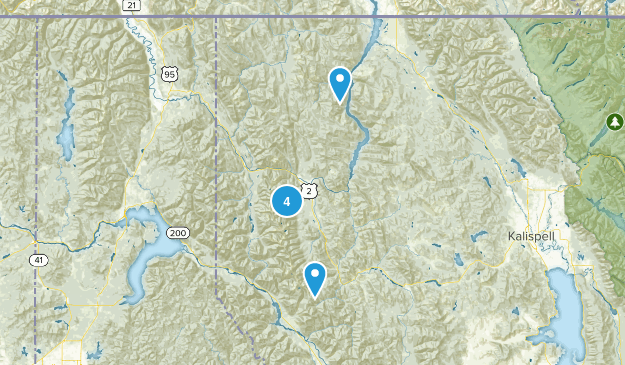 Libby, Montana Map
