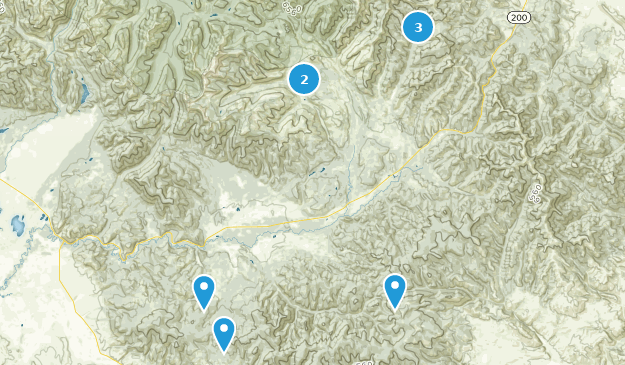 Lincoln, Montana Map