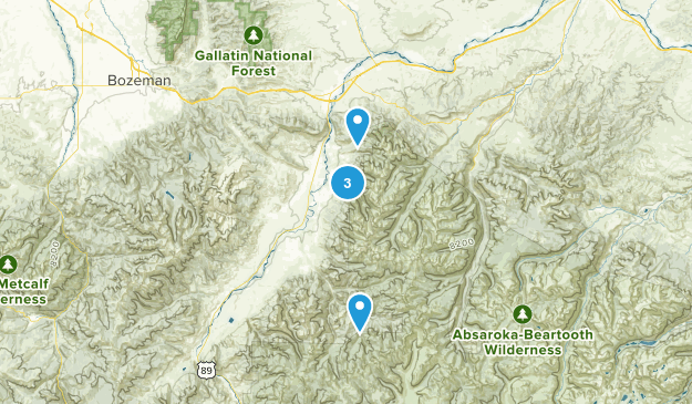 Livingston, Montana Map