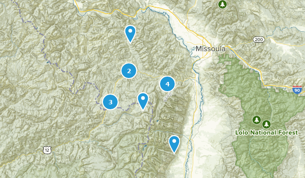 Lolo, Montana Map