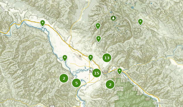 Missoula, Montana Map