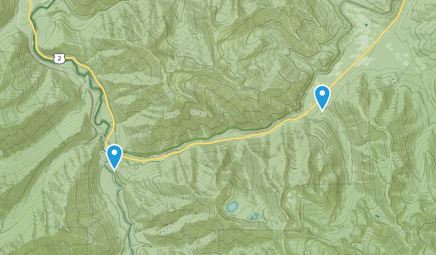 Nimrod, Montana Map