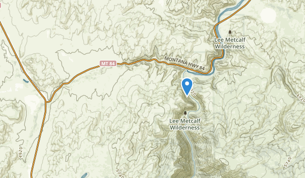 Norris, Montana Map