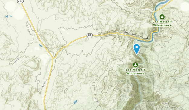 Norris, Montana Map