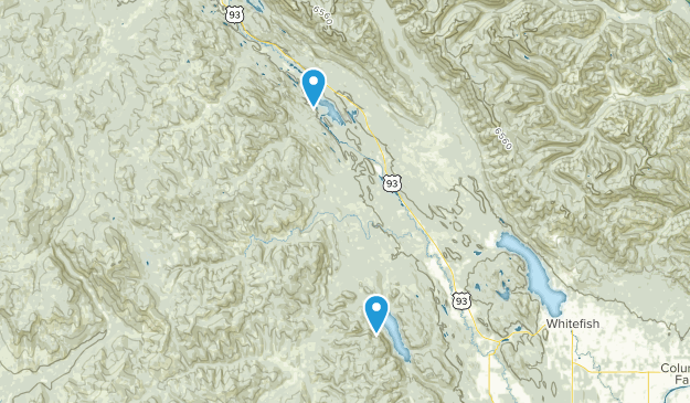 Olney, Montana Map