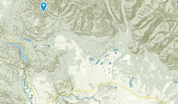 Ovando, Montana Map