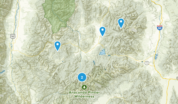 Philipsburg, Montana Map