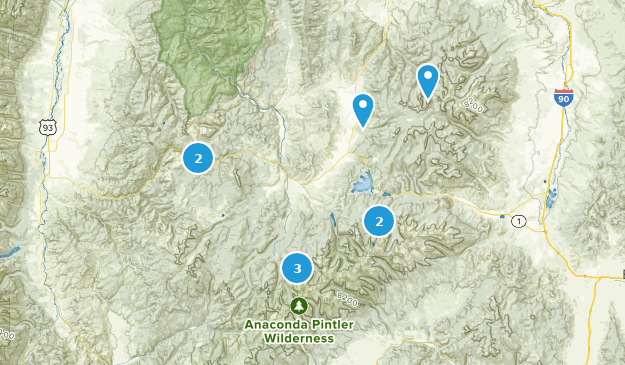 Philipsburg, Montana Map