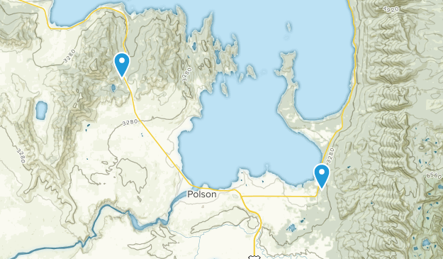 Polson, Montana Map