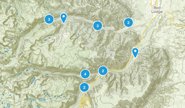 Red Lodge, Montana Map