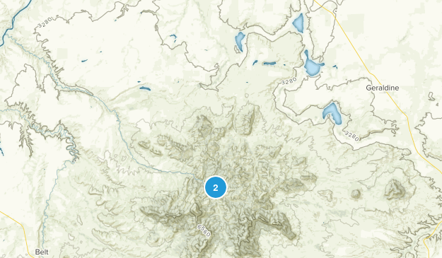 Shonkin, Montana Map
