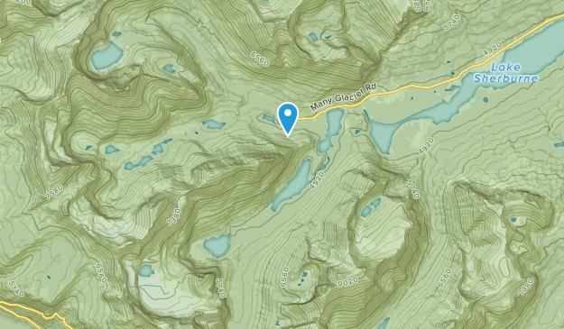 Swiftcurrent, Montana Map