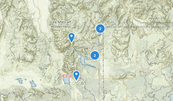 West Yellowstone, Montana Map
