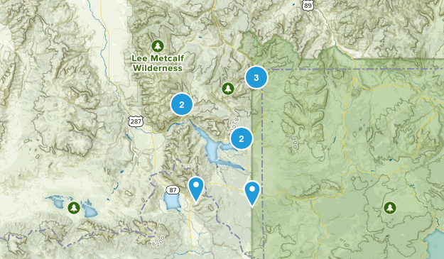West Yellowstone, Montana Map