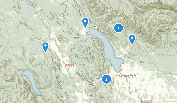 Whitefish, Montana Map